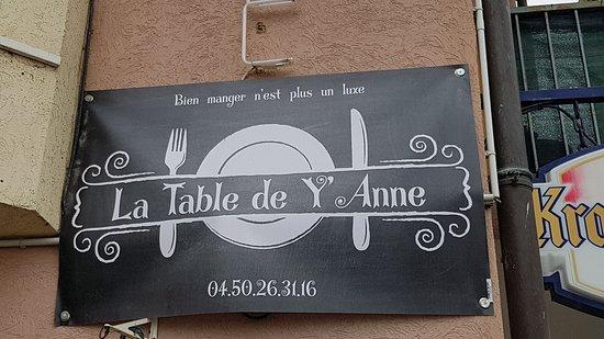 La Table de Y'Anne